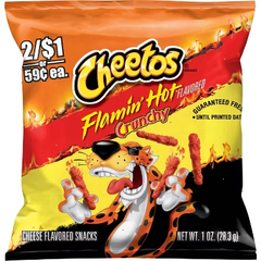 Cheetos Snack Pack Flamin' Hot Cheese Flavored Snacks Multipack- 10ct/10oz