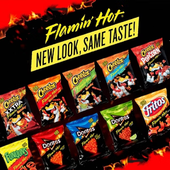 Cheetos Crunch Flamin' Hot Crunchy Flavored Party Size Snacks - 15oz
