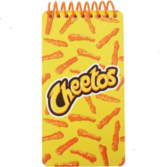 Cheetos Cute Spiral Small Notebook Pocket Size Notepad, College Ruled Memo Pads for Home, Office, College and School 6.5"x3.5"
