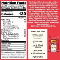 Cheetos Oven Baked Flamin' Hot Cheese Flavored Snacks - 7.625oz
